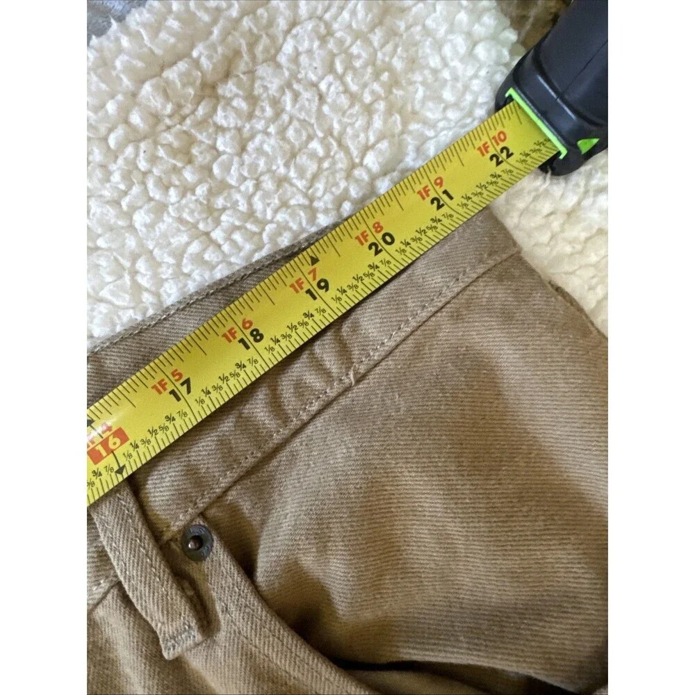 Levi's 501 Men's 42x30 Tan Button-fly Heavy Denim 00501-1212‎